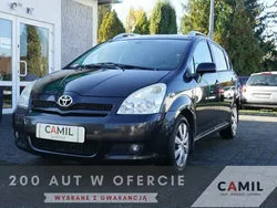 Czarny Używany 2007 Toyota Corolla Verso Minivan | 21 900 zł