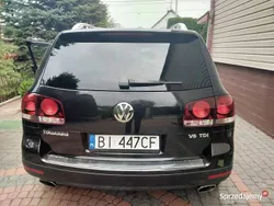 Czarny Używany 2007 VW Touareg SUV | 35 000 zł (Dość drogi)