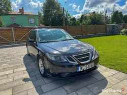 Czarny Używany 2008 Saab 9-3 Sedan/Limuzyna | 10 500 zł (Dość drogi)