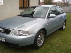 Seledynowy (metalik) Używany 2002 Audi A3 Hatchback | 11 400 zł