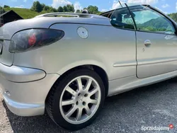 Srebrny Używany 2001 Peugeot 206 CC Kabriolet | 5500 zł (Uczciwa cena)