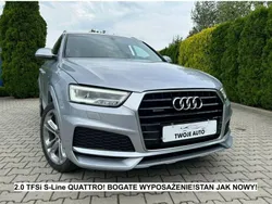 Srebrny Używany 2018 Audi Q3 S-Line SUV | 86 800 zł (Uczciwa cena)