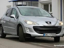 Srebrny Używany 2008 Peugeot 308 Hatchback | 7600 zł (Dobra cena)