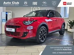 Lakier pastelowy czerwony passione z dachem w kolorze czarny cinema Nowe 2025 Fiat 600 La Prima Hatchback | 115 950 zł