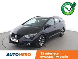 Czarny (metalik) Używany 2016 Honda Civic Kombi | 56 300 zł (Uczciwa cena)