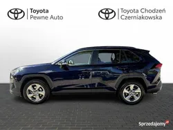 Niebieski (metalik) Używany 2021 Toyota RAV4 Hybrid Comfort SUV | 139 900 zł (Uczciwa cena)