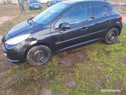 Czarny Używany 2008 Peugeot 207 Hatchback | 2222 zł (Super Cena)