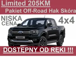 Szary (metalik) Nowe 2024 Ford Ranger Limited Pickup | 199 900 zł