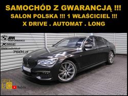 Czarny Używany 2019 BMW 750 Sedan/Limuzyna | 128 274 zł