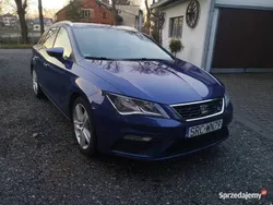 Niebieski Używany 2019 Seat Leon Kombi | 56 500 zł (Dobra cena)