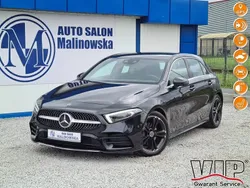 Czarny (metalik) Używany 2019 Mercedes A200 AMG Hatchback | 87 900 zł (Uczciwa cena)