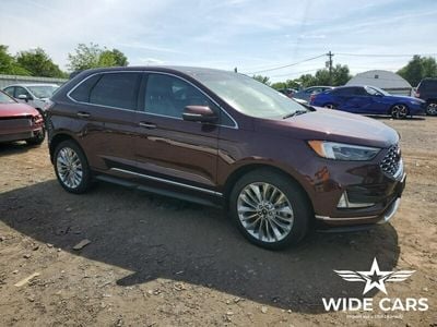 Bordowy (metalik) Używany 2020 Ford Edge Titanium SUV | 50 900 zł