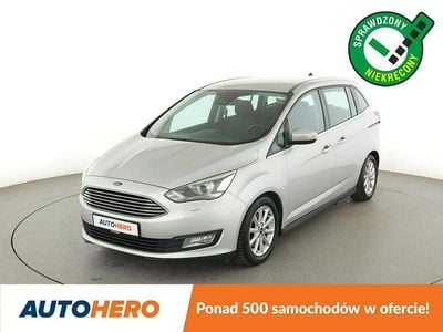 Srebrny (metalik) Używany 2018 Ford Grand C-Max Minivan | 48 500 zł (Uczciwa cena)