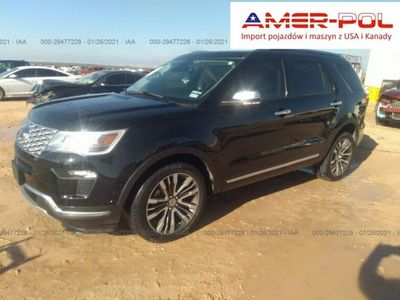 Czarny Używany 2018 Ford Explorer SUV | 100 000 zł