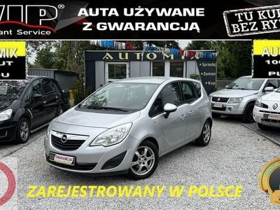 Srebrny Używany 2011 Opel Meriva Minivan | 19 900 zł
