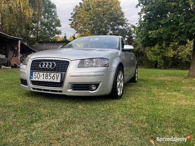 używany Audi A3 8p 2007r srebrny