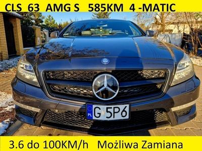 używany Mercedes CLS63 AMG AMG 5.5dm 585KM 2014r. 103 500km