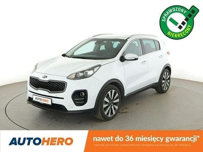 Biały (metalik) Używany 2017 Kia Sportage SUV | 55 900 zł (Dobra cena)