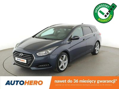 Niebieski Używany 2017 Hyundai i40 Premium Kombi | 49 900 zł (Uczciwa cena)