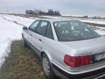 Srebrny Używany 1992 Audi 80 Sedan/Limuzyna | 3200 zł