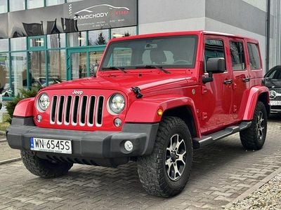Czerwony (metalik) Używany 2015 Jeep Wrangler Sahara SUV | 130 000 zł