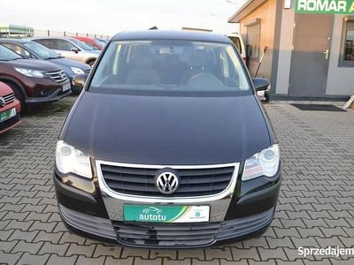Czarny Używany 2008 VW Touran Minivan | 14 800 zł (Uczciwa cena)