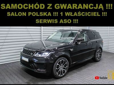 Używany Land Rover Range Rover Sport 241 KM (177 kW) 2018 Czarny (metalik) SUV