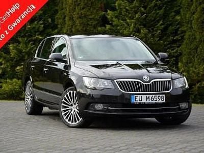 Czarny Używany 2014 Skoda Superb LAURIN & KLEMENT Sedan/Limuzyna | 43 900 zł (Dobra cena)