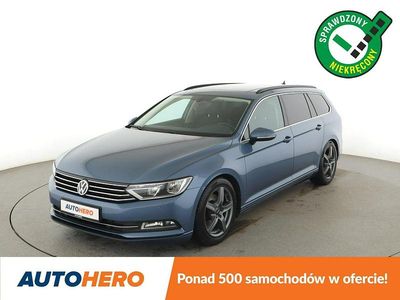 używany VW Passat panorama klima auto grzane fotele klima auto czujniki parkowania