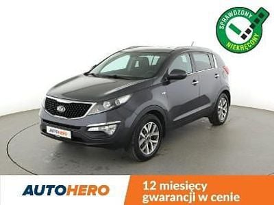 Szary Używany 2015 Kia Sportage SUV | 46 600 zł (Uczciwa cena)