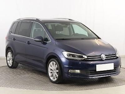 Niebieski Używany 2017 VW Touran Minivan | 51 999 zł (Dość drogi)