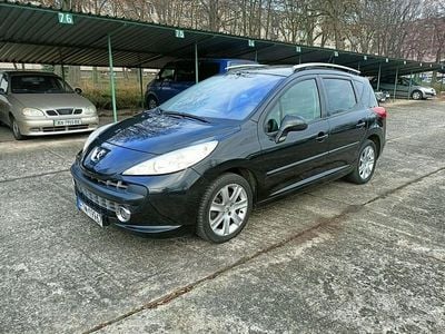 Czarny Używany 2008 Peugeot 207 Kombi | 9900 zł