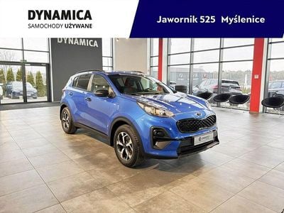 Niebieski (metalik) Używany 2021 Kia Sportage SUV | 79 500 zł (Uczciwa cena)