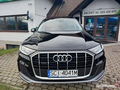 Czarny (metalik) Używany 2021 Audi Q7 S-Line SUV | 199 900 zł (Uczciwa cena)
