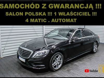 używany Mercedes S350 3dm 258KM 2016r. 158 000km