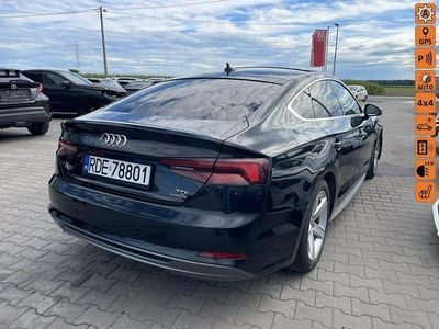Czarny Używany 2018 Audi A5 Sportback S-Line Hatchback | 43 900 zł