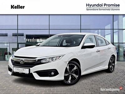 Używany Honda Civic 182 KM (133 kW) 2018 Biały Sedan/Limuzyna