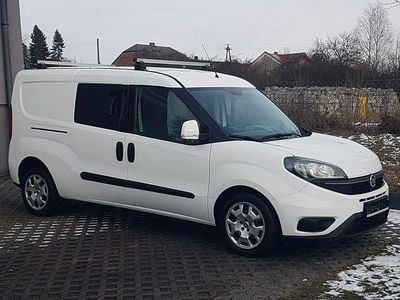 używany Fiat Doblò II MAXI 5 OSÓB DŁUGI KLIMA 6-BIEGÓW KRAJOWY 2xDRZWI BOCZNE PRZESUWNE