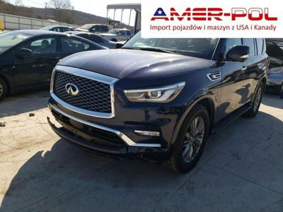 używany Infiniti Q70 QX80, 2020, 5.6L, Luxe, porysowany bok