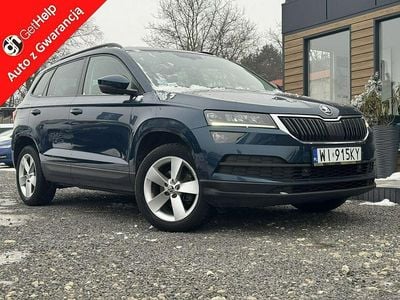 Niebieski Używany 2021 Skoda Karoq SUV | 66 900 zł (Super Cena)