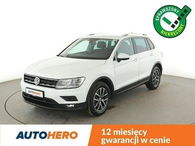 Biały Używany 2018 VW Tiguan SUV | 78 100 zł (Uczciwa cena)