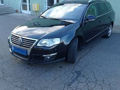 Czarny Używany 2008 VW Passat Kombi | 21 000 zł (Dość drogi)