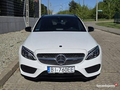 Biały Używany 2016 Mercedes C220 AMG Kombi | 73 000 zł (Uczciwa cena)