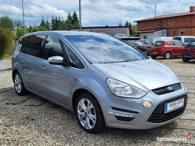 Niebieski jasny (metalik) Używany 2014 Ford S-MAX S Minivan | 30 900 zł (Super Cena)