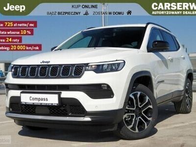 używany Jeep Compass II LIMITED 1.5 e-HYBRID 130KM |Biały |Pakiet Zimowy/ Parking +|MY23