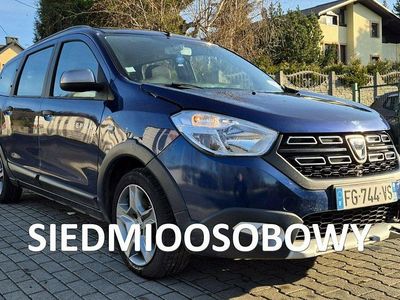 Niebieski (metalik, perła) Używany 2019 Dacia Lodgy Stepway Minivan | 21 999 zł