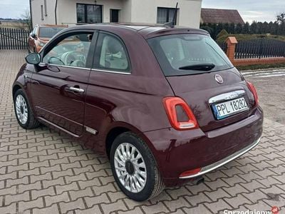 Używany Fiat 500 2015 Wiśniowy Hatchback