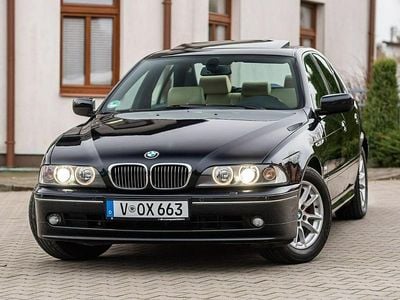 Czarny Używany 2003 BMW 525 Sedan/Limuzyna | 26 700 zł