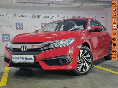 Używany Honda Civic 182 KM (133 kW) 2018 Czerwony Sedan/Limuzyna
