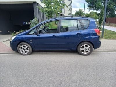Niebieski Używany 2002 Toyota Corolla Verso Minivan | 6500 zł
